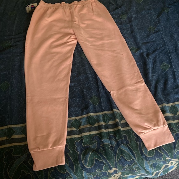 New Mens Champion Classic Fleece Sweatpants size large in Peach Grape - Picture 10 of 13
